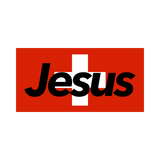 Christ over Switzerland Sticker