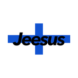 Christ over Finland Sticker