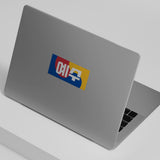 Christ over Korea Sticker