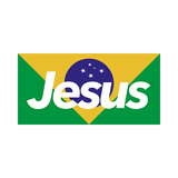 Christ over Brazil Sticker