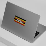 Christ over Uganda Sticker